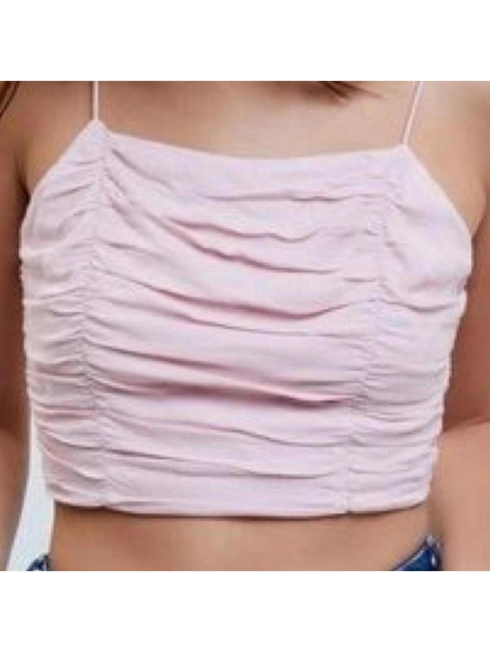 Pink Lottie Moss pink crop top